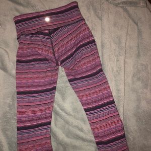 Lululemon Purple Wonder Under Pant Sz 4